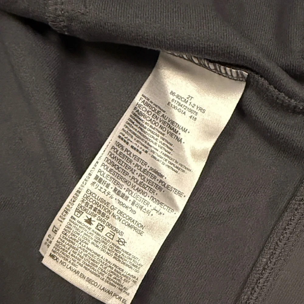 Nike Kids Charcoal gray Full-Zip Jacket